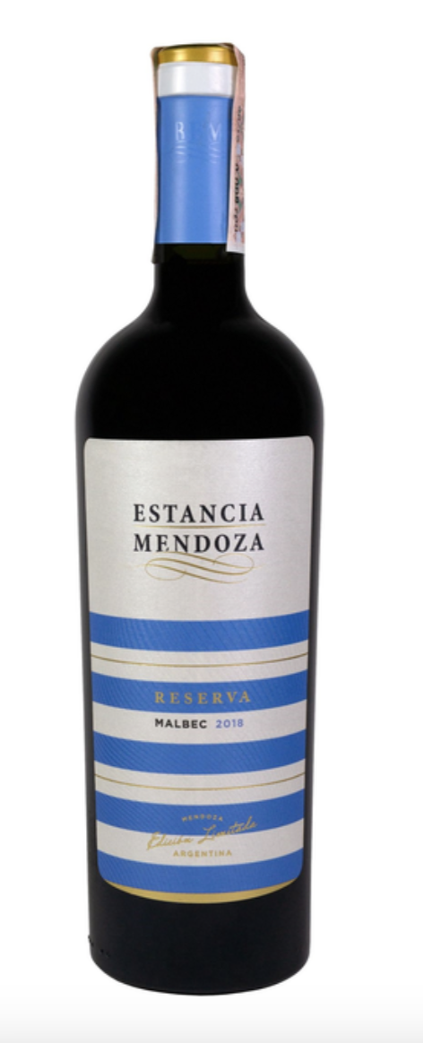 Вино Estancia Mendoza Malbec RESERVA 2020 червоне сухе 0.75 13,5%